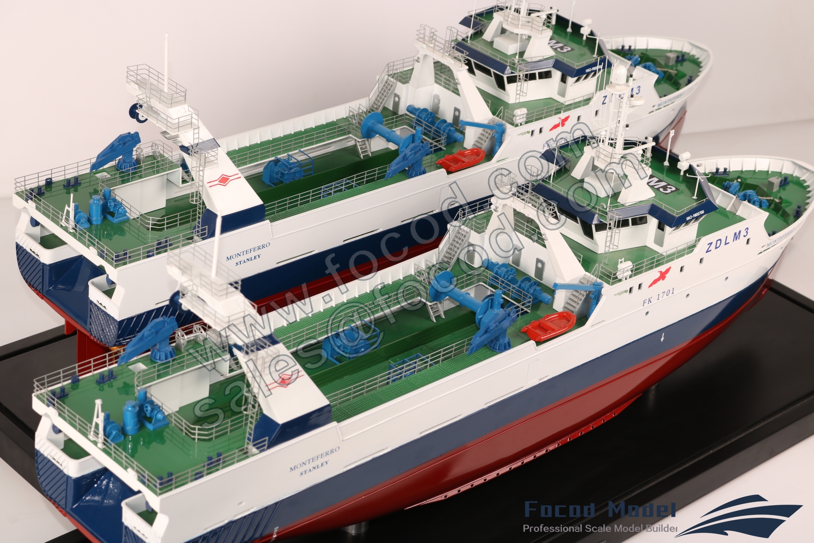customized model of 64m Fish Trawler